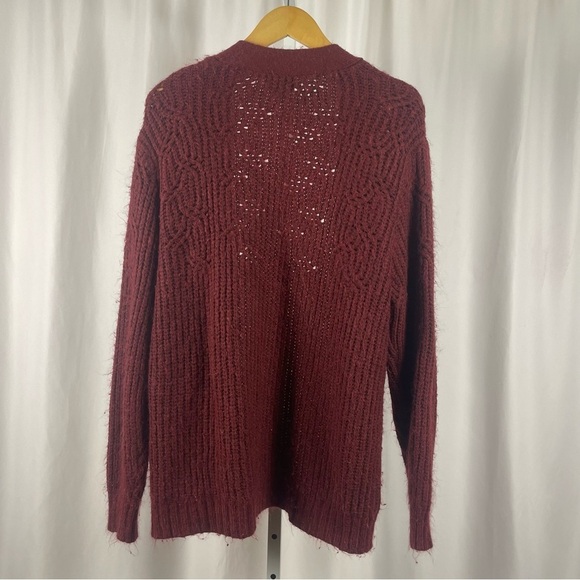 Ava & Viv 1X Buttery Soft Open Front Cardigan Chunky Warm Casual - Picture 2 of 5